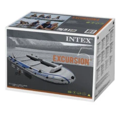 BATEAU GONFLABLE INTEX EXCURSION 5 + 2 AVIRONS + GONFLEUR 12 BATEAU GONFLABLE INTEX EXCURSION 5 + 2 AVIRONS + GONFLEUR -Flots Évasion bateau gonflable intex excursion 5 2 avirons gonfleur 4